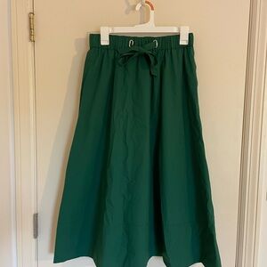 Modern Poplin Drawstring skirt
